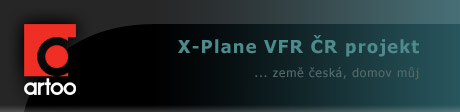 X-Plane VFR ČR projekt